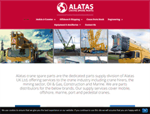 Tablet Screenshot of crane-spare-parts.com